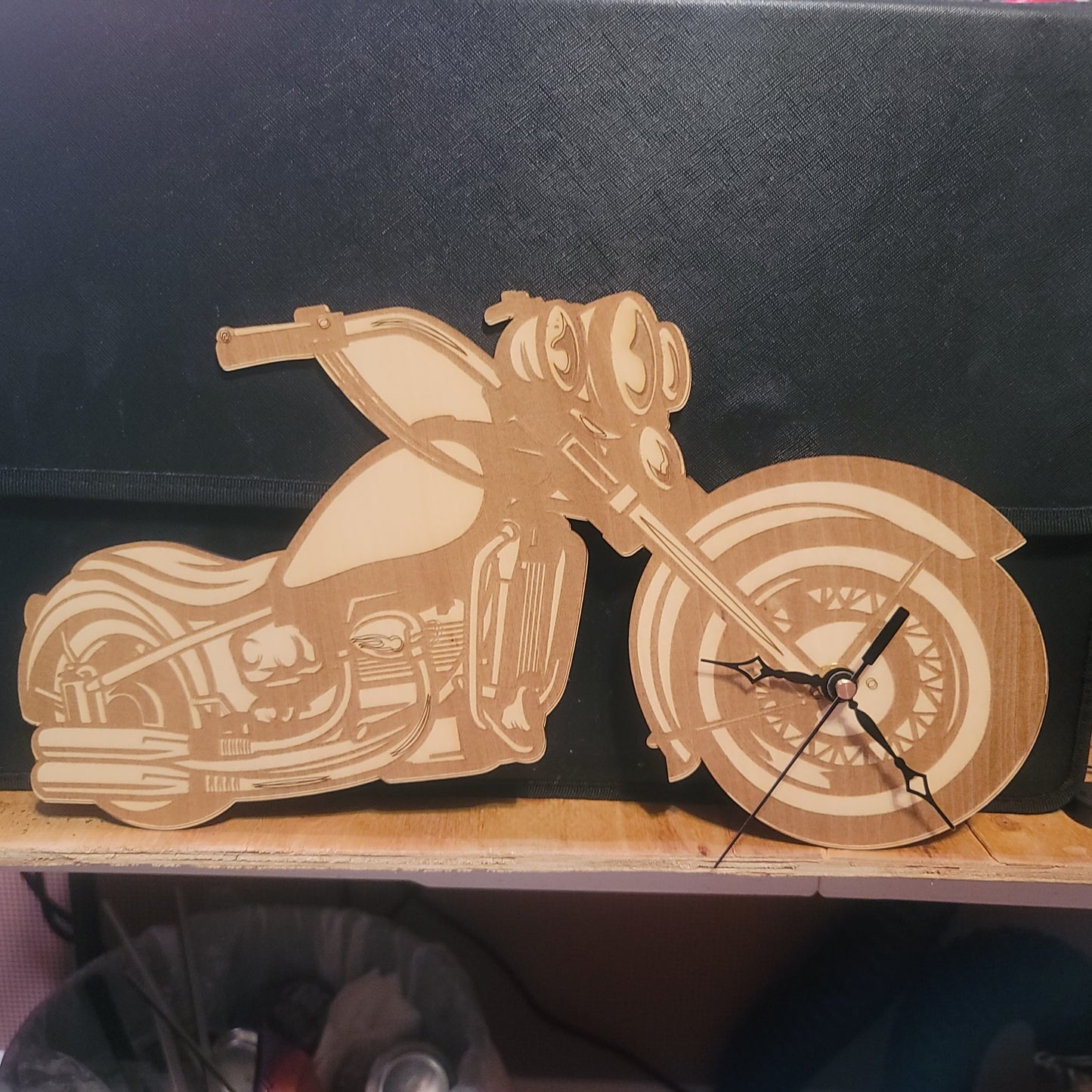 Motorcycle clock