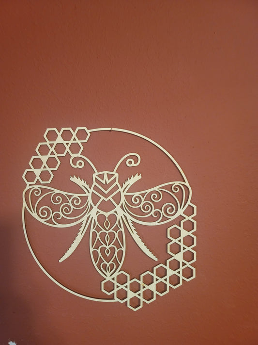 Wall hanging bee/honeycomb