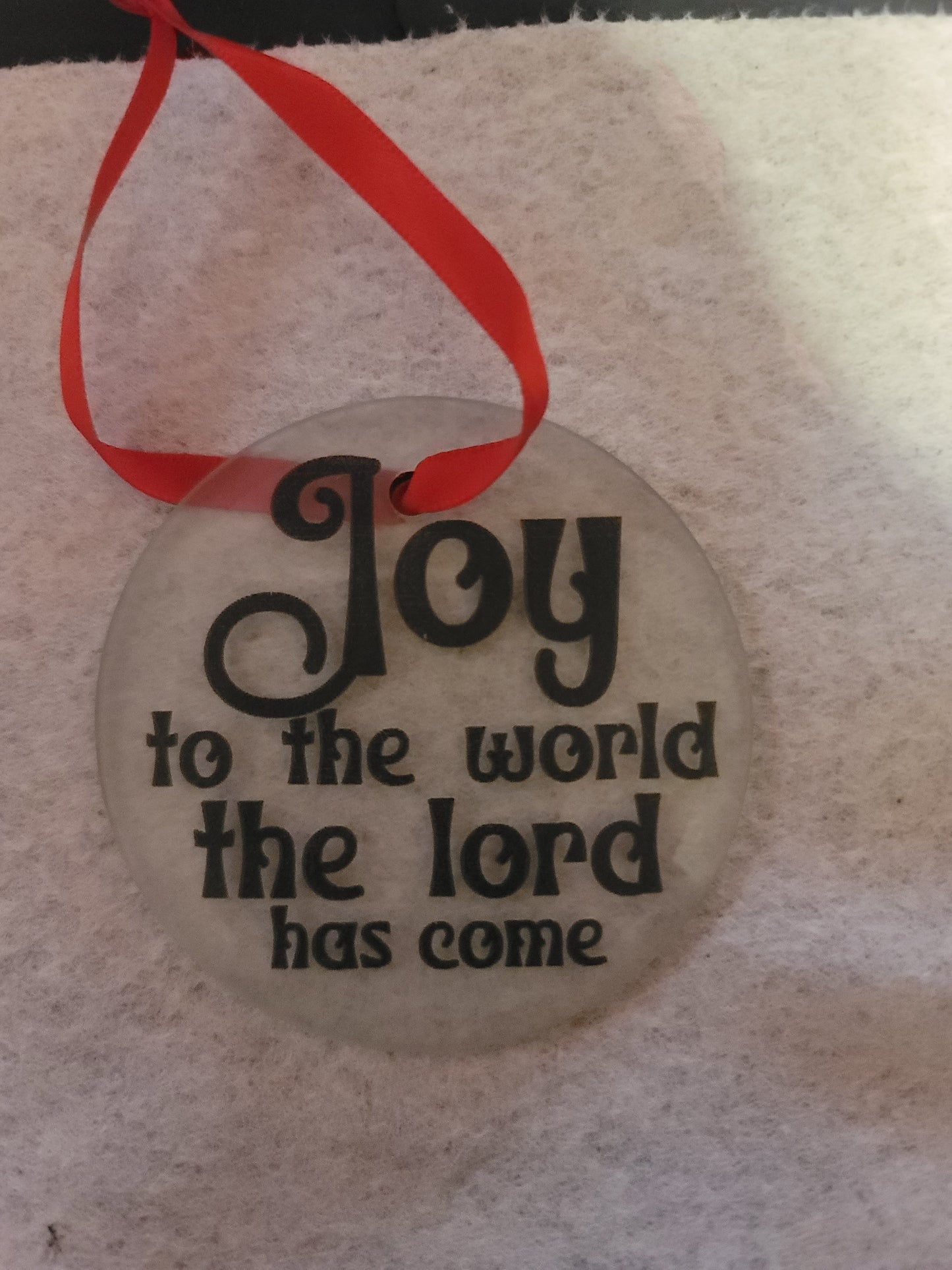Engraved 3" Glass Ornaments