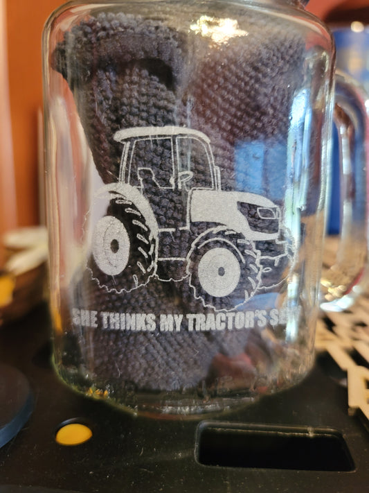 Farmers mason Jar mug