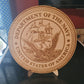 Department of the Navy Shield w/stand 7"